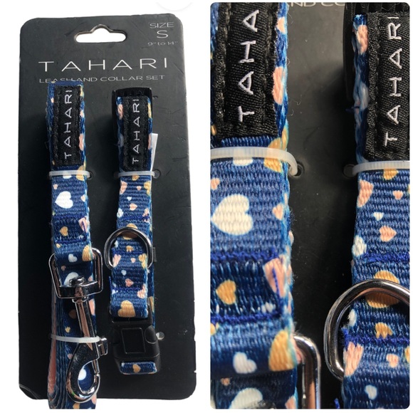 Tahari Other - NWT Tahari heart collar leash set S 5Ft